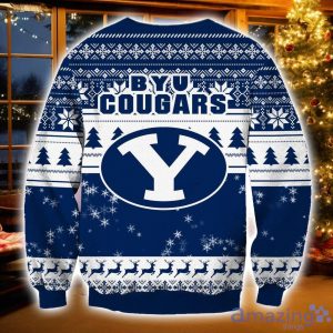 NCAA BYU Cougars Grinch Ugly Christmas Sweater Christmas Gift For Sport Fans Product Photo 2