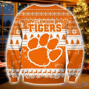 NCAA Clemson Tigers Grinch Ugly Christmas Sweater Christmas Gift For Sport Fans Product Photo 2