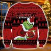 NCAA Cornell Big Red Grinch Ugly Christmas Sweater Christmas Gift For Sport Fans