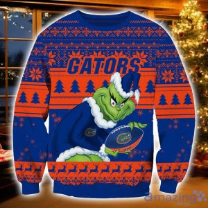 NCAA Florida Gators Grinch Ugly Christmas Sweater Christmas Gift For Sport Fans Product Photo 1