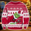 NCAA Georgia Bulldogs Logo Grinch Ugly Christmas Sweater Christmas Gift For Sport Fans