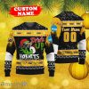 NCAA Grinch Drink Up Alabama State Hornets Personalized Name And Number Ugly Knitted Sweater Christmas Gift