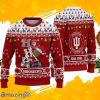 NCAA Indiana Hoosiers HO HO HO Ugly Christmas Sweater