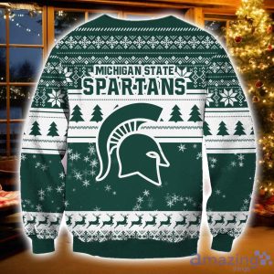 NCAA Michigan State Spartans Grinch Ugly Christmas Sweater Christmas Gift For Sport Fans image NCAA Michigan State Spartans Grinch Ugly Christmas Sweater Christmas Gift For Sport Fans Product Photo 2