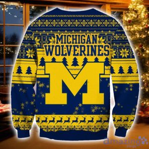 NCAA Michigan Wolverines Logo Grinch Ugly Christmas Sweater Christmas Gift For Sport Fans Product Photo 2