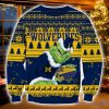 NCAA Michigan Wolverines Logo Grinch Ugly Christmas Sweater Christmas Gift For Sport Fans