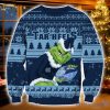 NCAA North Carolina Tar Heels Grinch Ugly Christmas Sweater Christmas Gift For Sport Fans