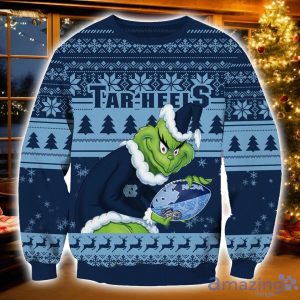 NCAA North Carolina Tar Heels Grinch Ugly Christmas Sweater Christmas Gift For Sport Fans Product Photo 1