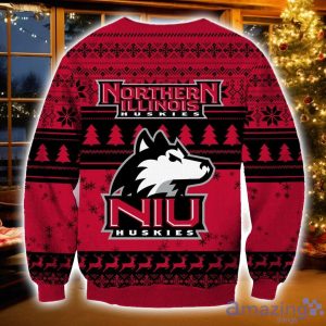 NCAA Northern Illinois Huskies Grinch Ugly Christmas Sweater Christmas Gift For Sport Fans Product Photo 2