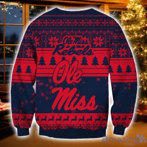 NCAA Ole Miss Rebels Grinch Ugly Christmas Sweater Christmas Gift For Sport Fans Product Photo 2