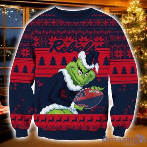 NCAA Ole Miss Rebels Grinch Ugly Christmas Sweater Christmas Gift For Sport Fans Product Photo 1