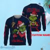 NCAA Ole Miss Rebels Grinch Ugly Christmas Sweater Custom Name Xmas Gift