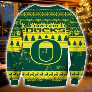 NCAA Oregon Ducks Grinch Ugly Christmas Sweater Christmas Gift For Sport Fans Product Photo 2