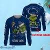 NCAA Penn State Nittany Lions Grinch Ugly Christmas Sweater Custom Name Xmas Gift