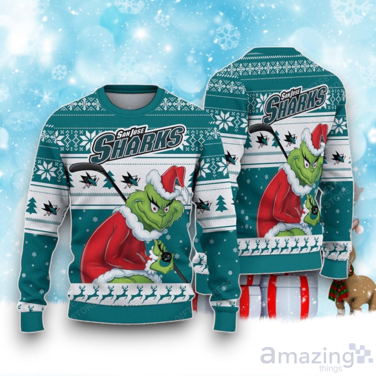 San jose sharks hot sale ugly sweater