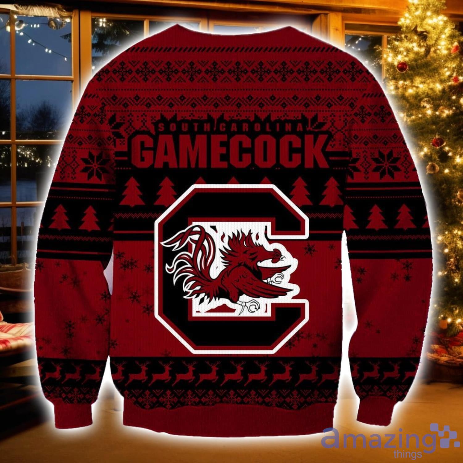 NCAA South Carolina Gamecocks Grinch Ugly Christmas Sweater Christmas Gift For Sport Fans image NCAA South Carolina Gamecocks Grinch Ugly Christmas Sweater Christmas Gift For Sport Fans Product Photo 2