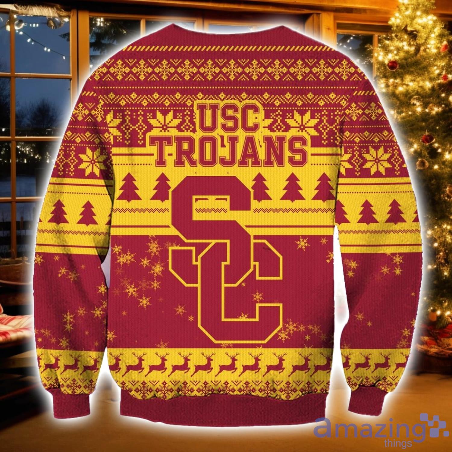 Usc trojans clearance ugly christmas sweater