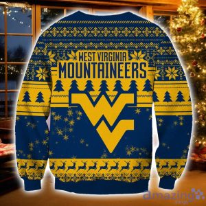 NCAA West Virginia Mountaineers Grinch Ugly Christmas Sweater Christmas Gift For Sport Fans Product Photo 2