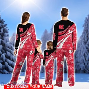 Nebraska Cornhuskers Christmas Pajamas Set Personalized Name Christmas Gifts For Fans Product Photo 2