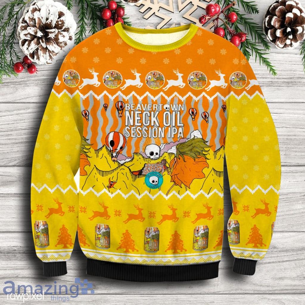 Neck Oil Christmas Ugly Sweater Gift For Men And Women image Neck Oil Christmas Ugly Sweater Gift For Men And Women Product Photo 1