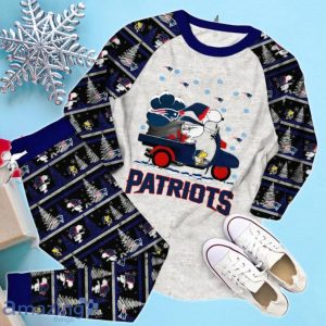 New England Patriots Christmas Limited Edition Pajamas Set image New England Patriots Christmas Limited Edition Pajamas Set Product Photo 3