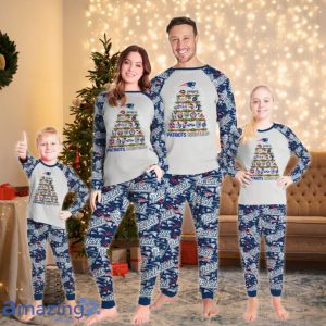 New England Patriots Christmas Tree Limited Edition Pajamas Set Product Photo 1