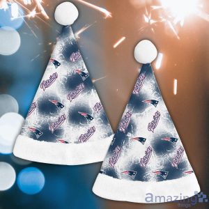 New England Patriots Logo Pattern Santa Hat Christmas Gift For Fans Product Photo 1