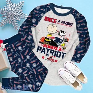 New England Patriots Once A Patriot - Always A Patriot Limited Edition Pajamas Set Product Photo 2