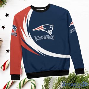 New England Patriots Simple Vintage 3D Sweater Christmas Gift For Fans Product Photo 3