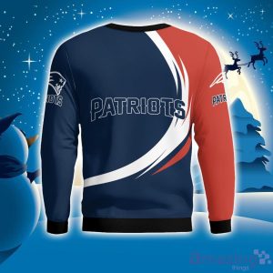 New England Patriots Simple Vintage 3D Sweater Christmas Gift For Fans Product Photo 4