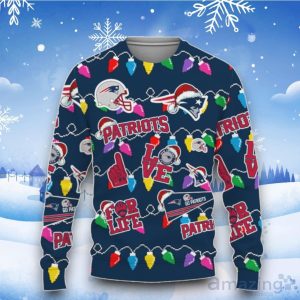New England Patriots Ugly Christmas Sweater image New England Patriots Ugly Christmas Sweater Product Photo 2