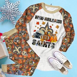 New Orleans Saints Fall Limited Edition Pajamas Set Product Photo 2