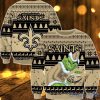 New Orleans Saints Grinch Lover Sweater Funny Christmas Gift Ugly Christmas Sweater For Men Women
