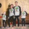 New Orleans Saints Happy HalloThankmas Grinch Pajamas Set