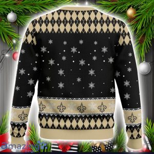 New Orleans Saints Kissmyass 3D Ugly Christmas Sweater Sport Fans Christmas Gift Unisex Sweater Product Photo 2