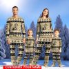 New Orleans Saints Pajamas Custom Name Christmas Sport Team Pajama Set Christmas Gift Family