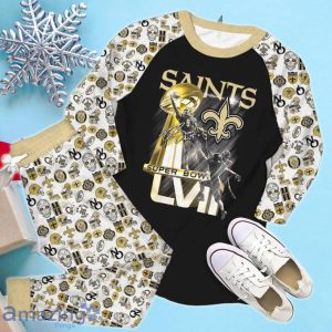 New Orleans Saints Super Bowl Limited Edition Pajamas Set Product Photo 2