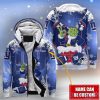 New York Giants Christmas 3D All Over Print Hoodie Custom Name Hot Design For Fans
