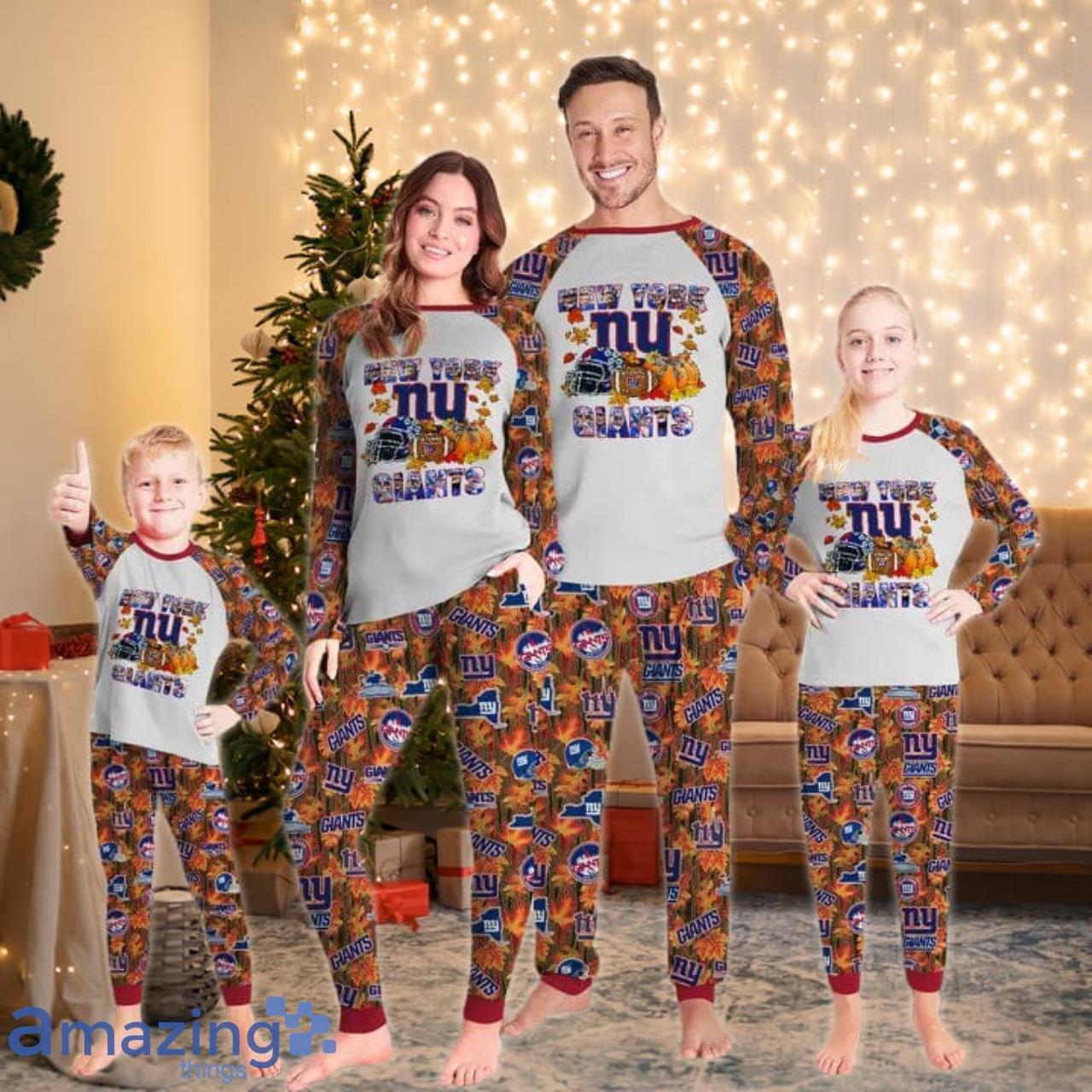 Ny giants 2025 christmas pajamas