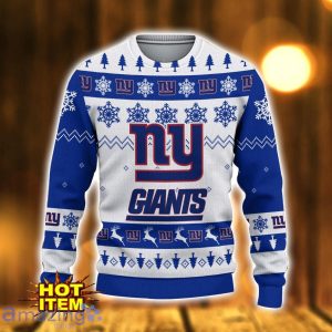 New York Giants Logo Cute Ugly Christmas Sweater 3D Printed Unisex Sweater image New York Giants Logo Cute Ugly Christmas Sweater 3D Printed Unisex Sweater Product Photo 2