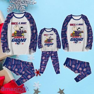 New York Giants Once A Giant - Always A Giant Limited Edition Pajamas Set Product Photo 3