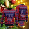 New York Giants Snowflakes Pattern Ugly Christmas Sweaters Style Gift