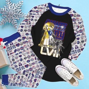 New York Giants Super Bowl Limited Edition Pajamas Set Product Photo 2