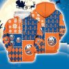 New York Islanders 3D Hooodie Ugly Sweatshirt Christmas Pattern Ice Hockey NHL Fans