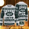 New York Jets Logo Cute Ugly Christmas Sweater 3D Printed Unisex Sweater