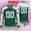 New York Jets Ugly Sweater Custom Name And Number Hot Design For Christmas Gift