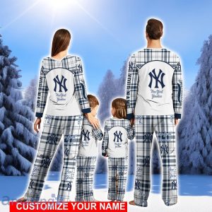 New York Yankees Pajamas Personalized NameChristmas Pajamas For FamilyChristmas Gift Product Photo 2