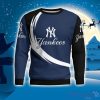 New York Yankees Simple Vintage 3D Sweater Christmas Gift For Fans
