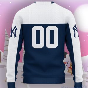 New York Yankees Ugly Sweater Custom Name And Number Hot Design For Christmas Gift Product Photo 3