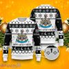 Newcastle United 3D Logo Ugly Christmas Sweater, Best Gift Ideas 2023 For Fans